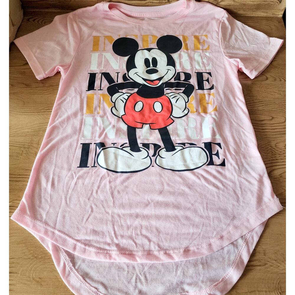 Disney Mickey Mouse Women’s Classic Graphic Print T-Shirt Size XS (1) See Desc.